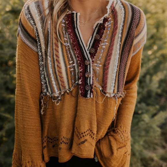 Free People Tops - Free People Meadows Lake Sweater